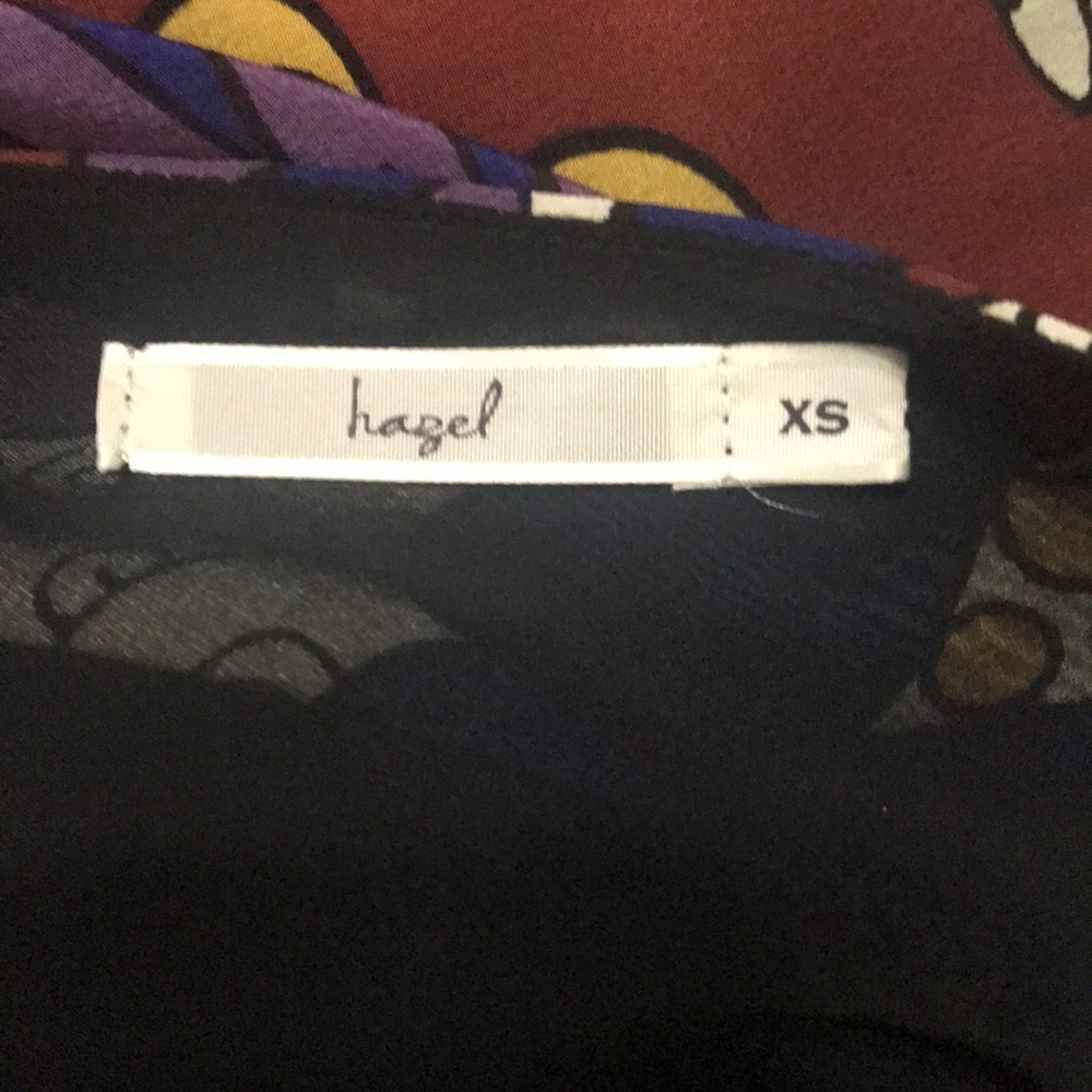 Anthropologie One shoulder silk dress by Hazel - Picture 5 of 7